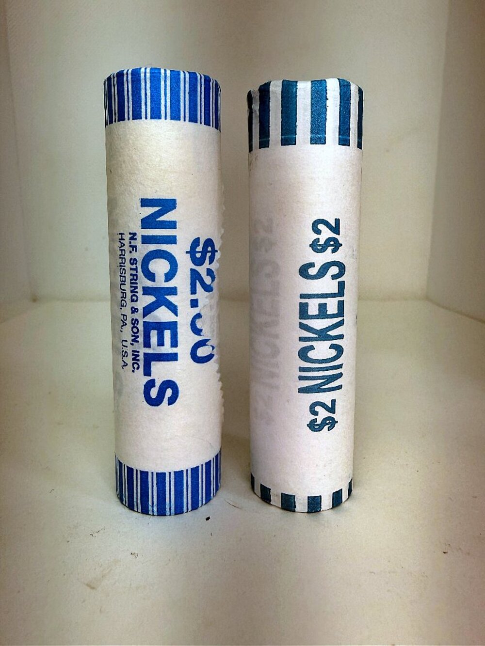Unopened 2025 P & D Jefferson Nickel Rolls OBW-Brilliant Uncirculated